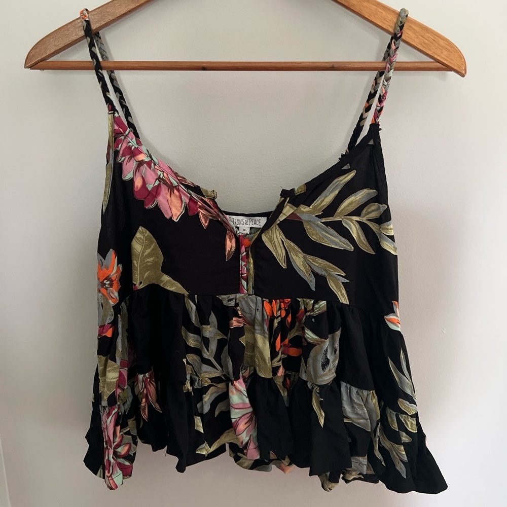 Patrons of Peace Floral Top S